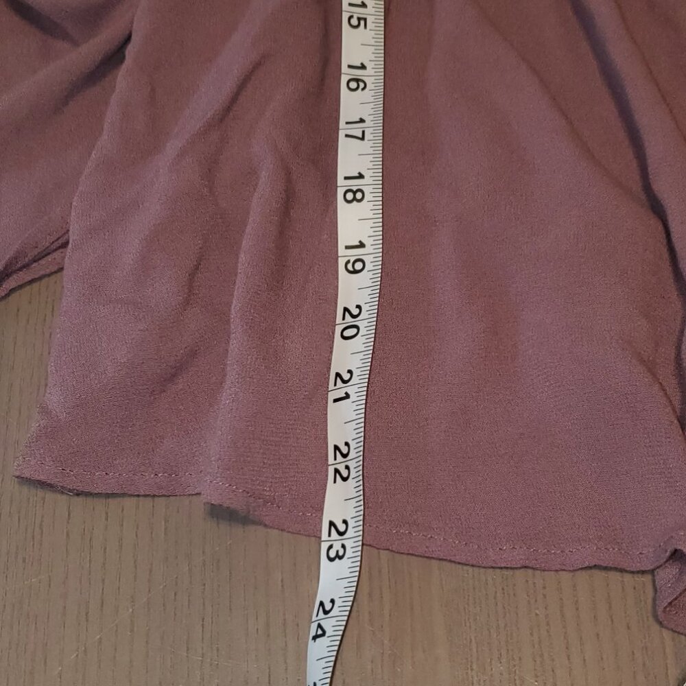 Lavender Boho Lace Bell Sleeve Top - Picture 8 of 8